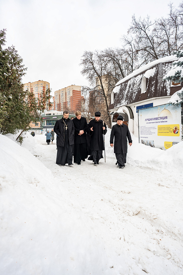 Литургия Преждеосвященных Даров в Преображенском соборе города Люберцы